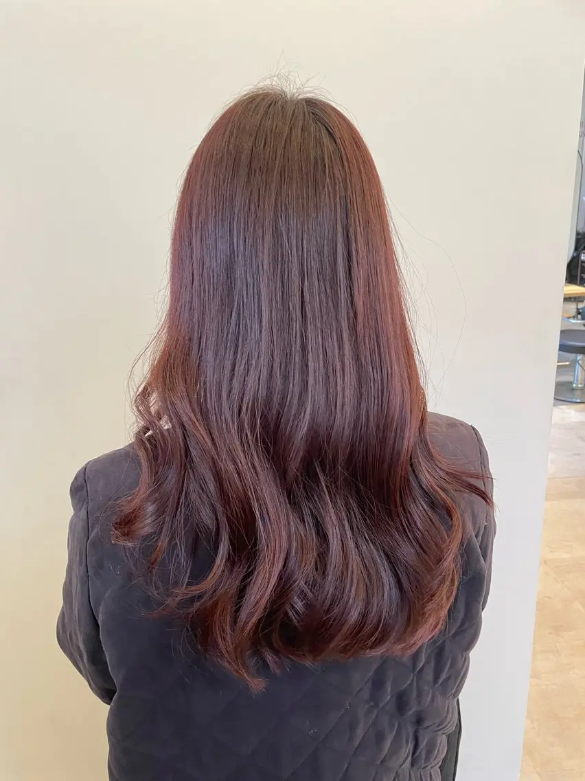 ロング カラー 💘韓国レイヤー上 品カラーruru💘のヘアスタイル