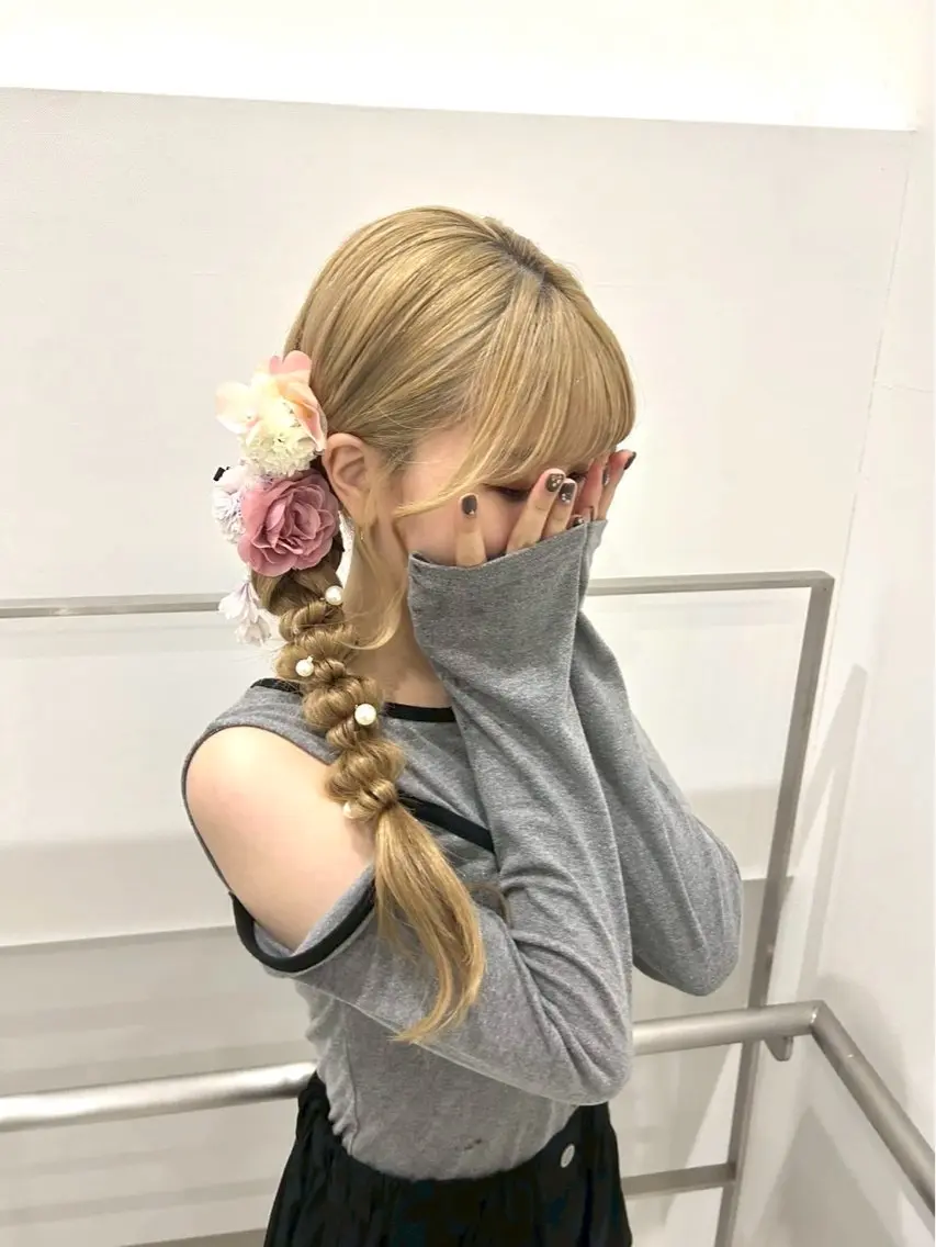 💍結婚式・お祭り・ライブヘアセットの写真