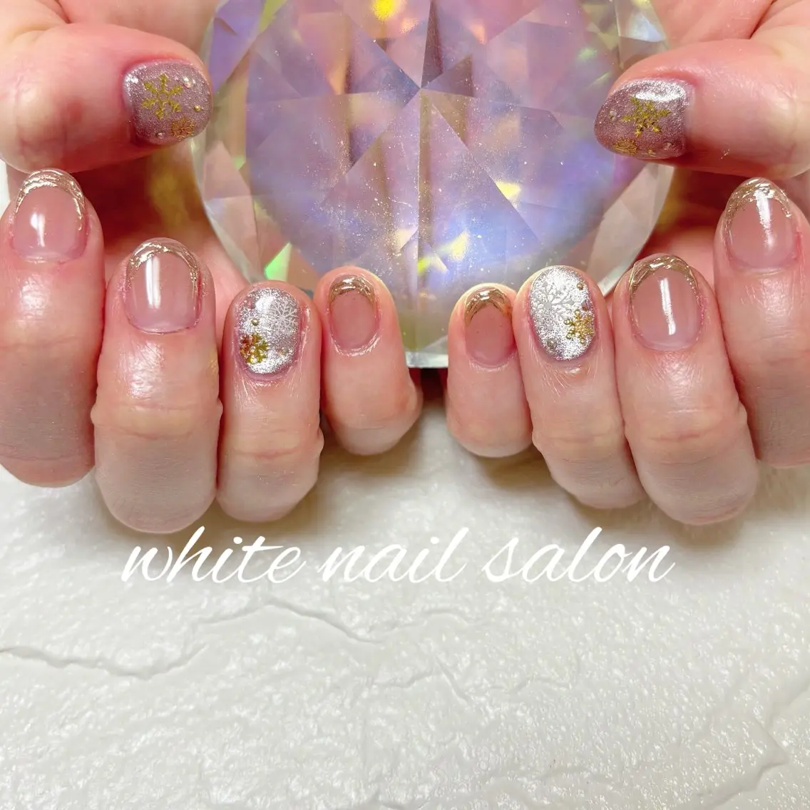ネイル フットネイル ハンドネイル white nail salonのネイルデザイン