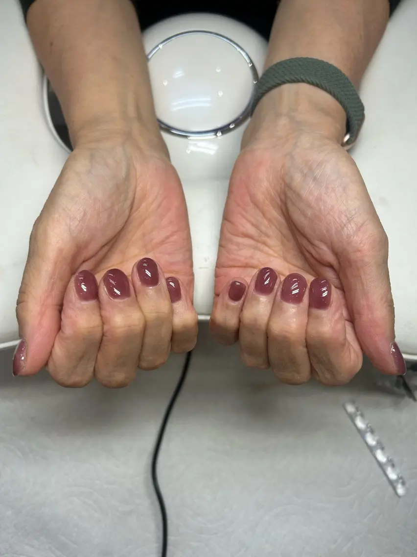 ネイル ワンカラーネイル ハンドネイル TOIRO saoriのネイルデザイン