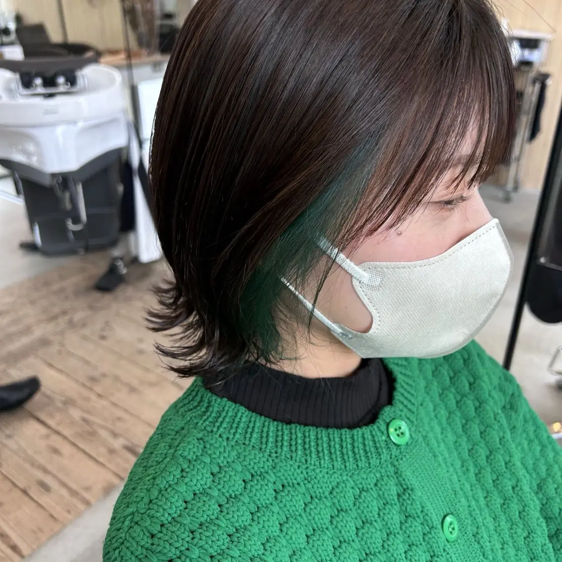 ショート カット ヘアカラー 綿貫 美雪のヘアスタイル