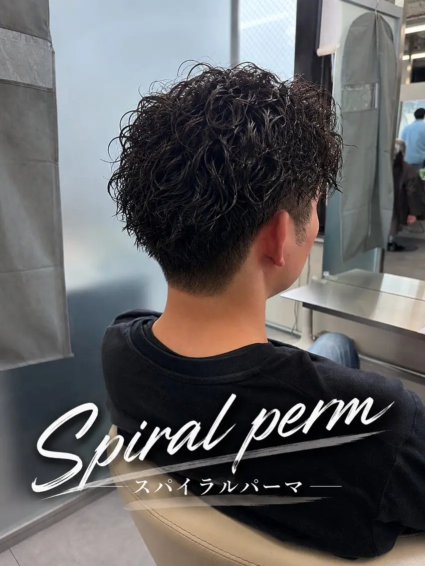 ミディアム パーマ メンズ メンズカット×パーマ ✂️今井魁人✂️のヘアスタイル