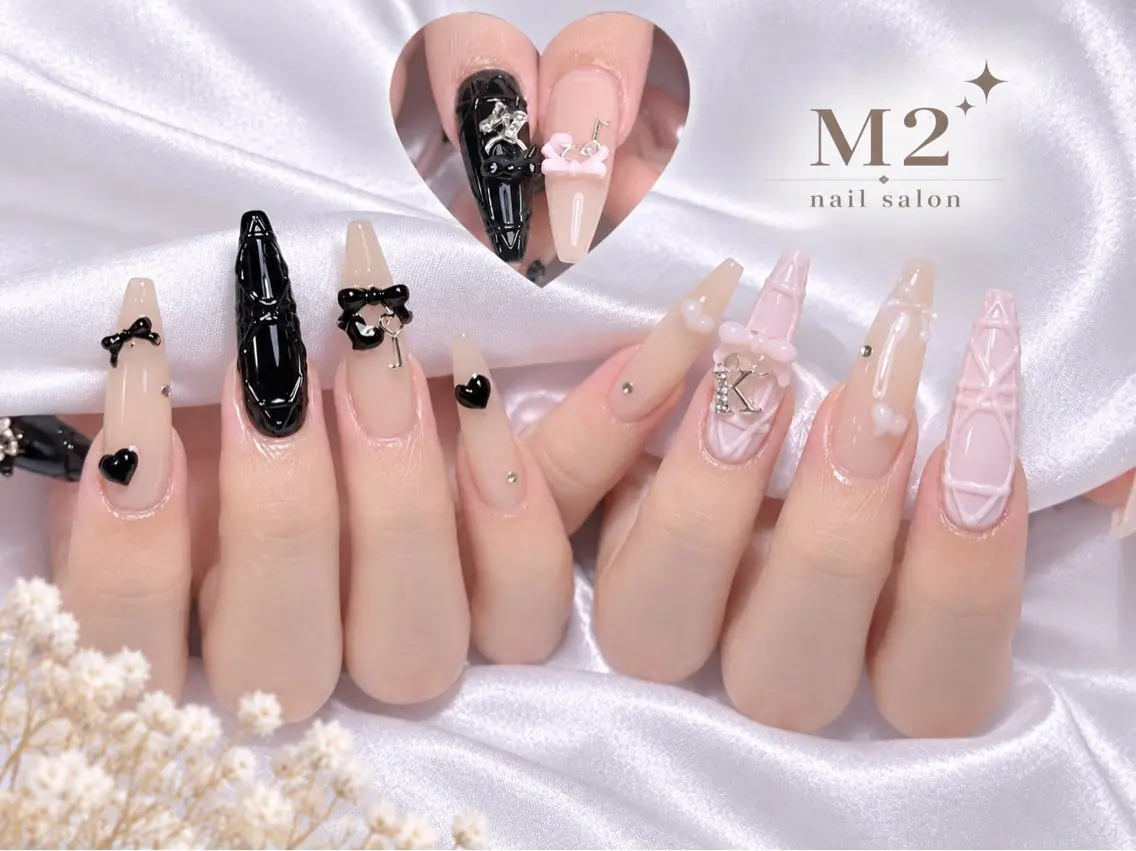 ネイル ハンドネイル 長さだし専門店 M2　rikaのネイルデザイン