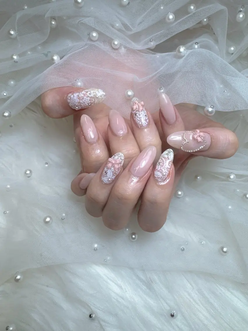 ネイル チークネイル ジェルネイル キラキラネイル 韓国ネイル 持ち込み Queeens nailのネイルデザイン