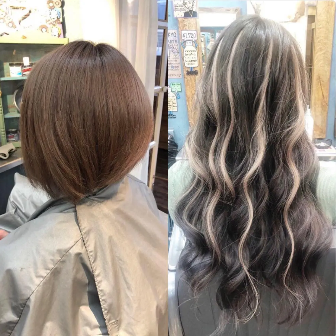 セミロング 美魔女 美容師NAOのヘアスタイル