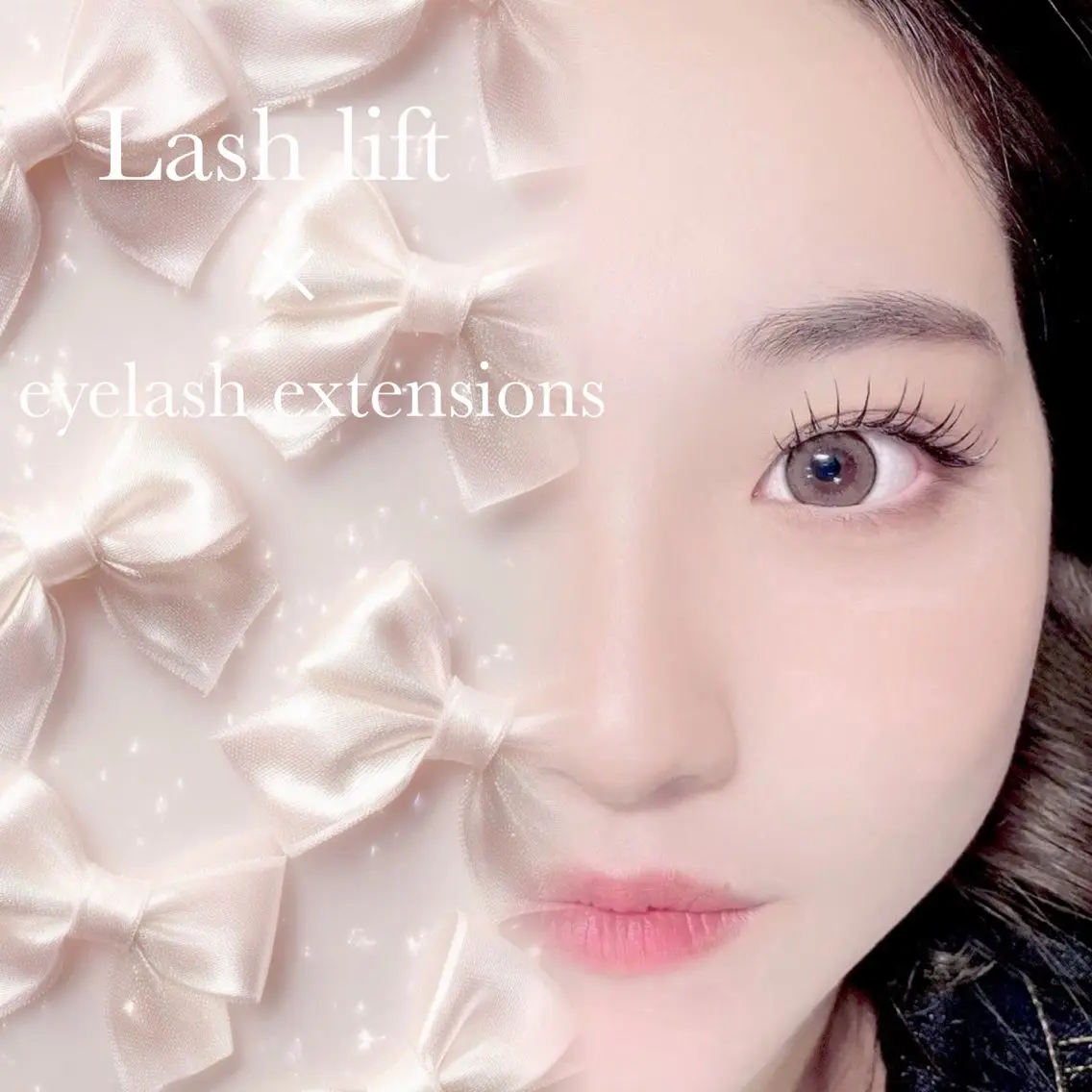 【パリエク】ラッシュリフト＆マツエク≪上≫❣️５０本set+アイシャンプー menu🪄︎︎◝✩の写真