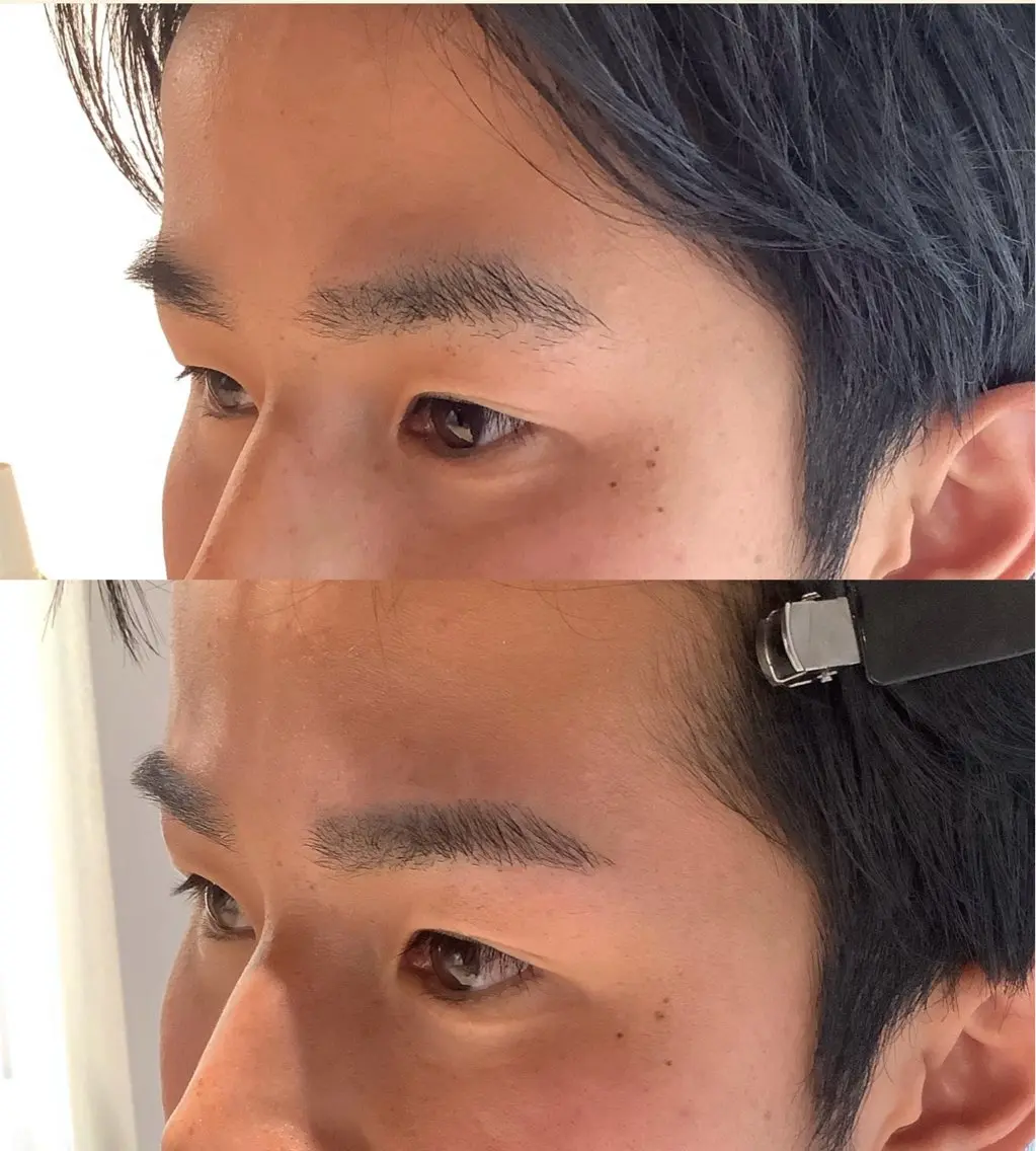 【本日限定！無料モデル】毛穴ケア付き★眉毛ワックス脱毛 （メンズ限定）の写真