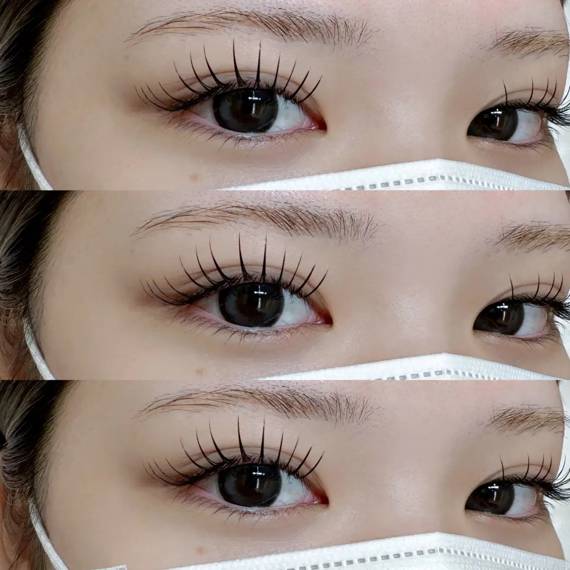 マツエク・マツパ フラットラッシュ マツエク 天王寺eye ♡eyebrowのマツエク・マツパデザイン