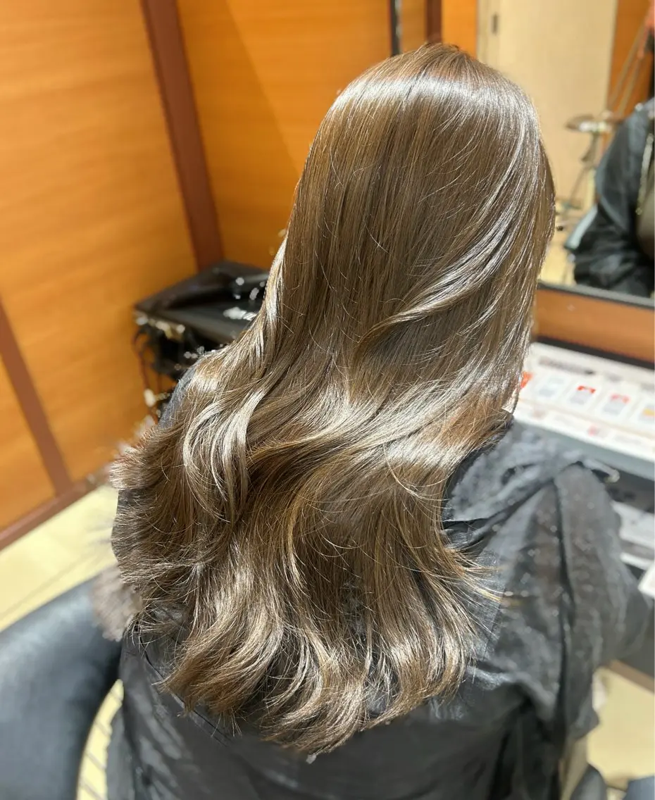 ロング カット ヘアカラー トリートメント ✨🍀岩崎 唯🍀✨のヘアスタイル