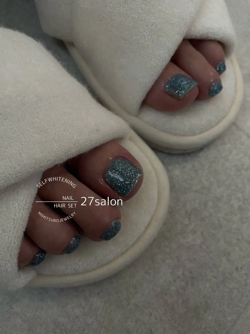 ネイル フラッシュネイル フットネイル フットネイル 27salon yuinaのネイルデザイン