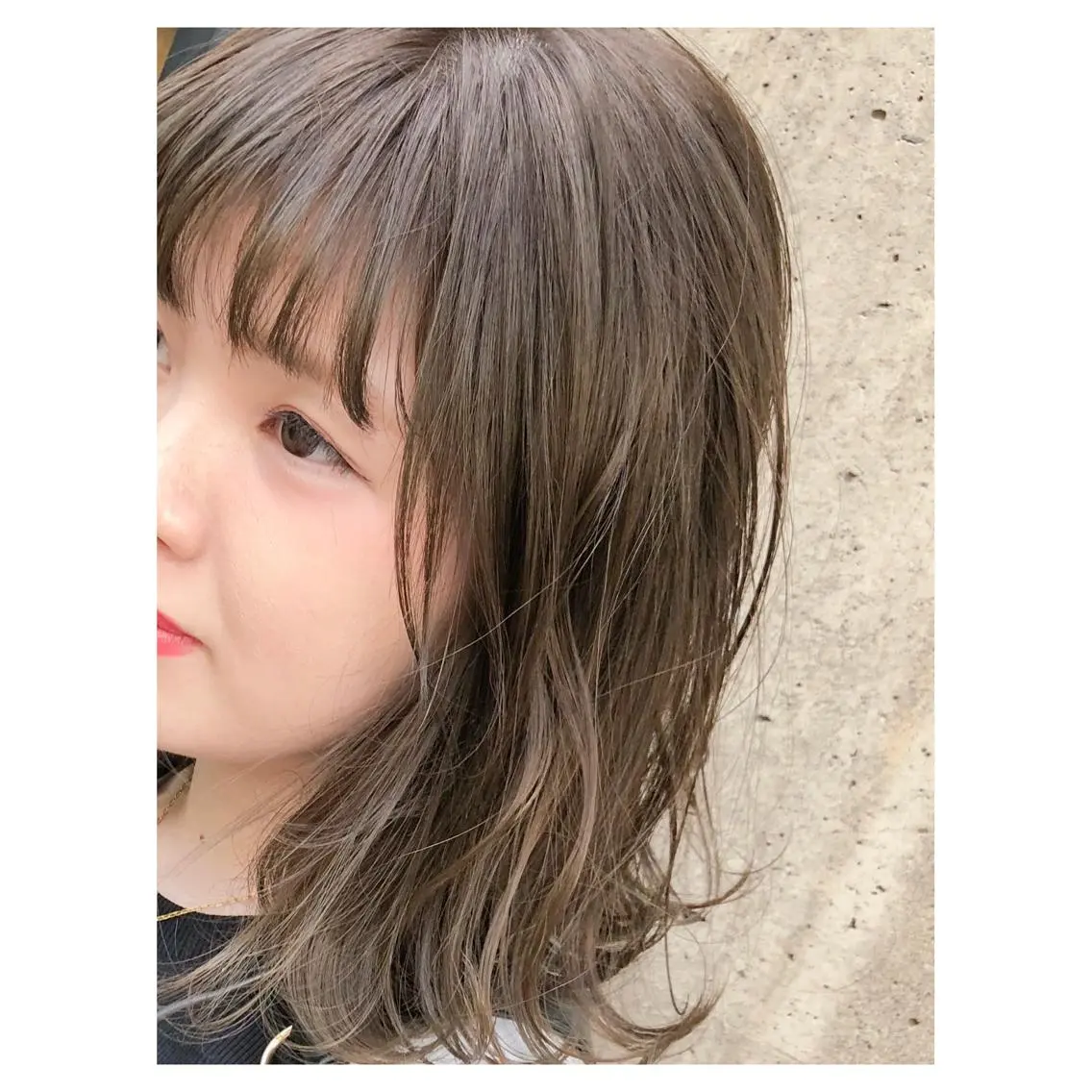 ミディアム カラー ベージュカラー カット ヘアカラー トリートメント ヘアセット センスをお届けします 大谷将生infpのヘアスタイル