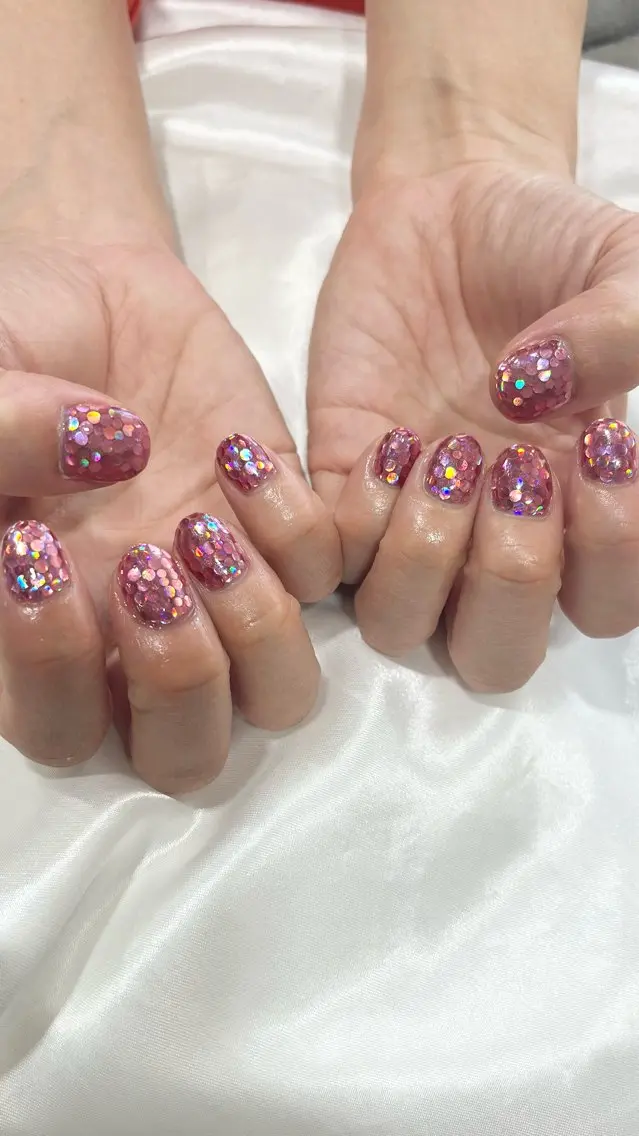 ネイル ピンク ハンドネイル フットネイル nailsister ただのネイルデザイン