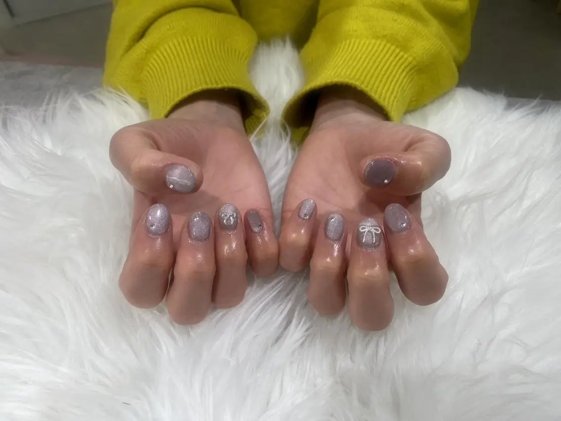 🎀大人気NO.4🎀💕ハンド　マグネットネイル💕の写真