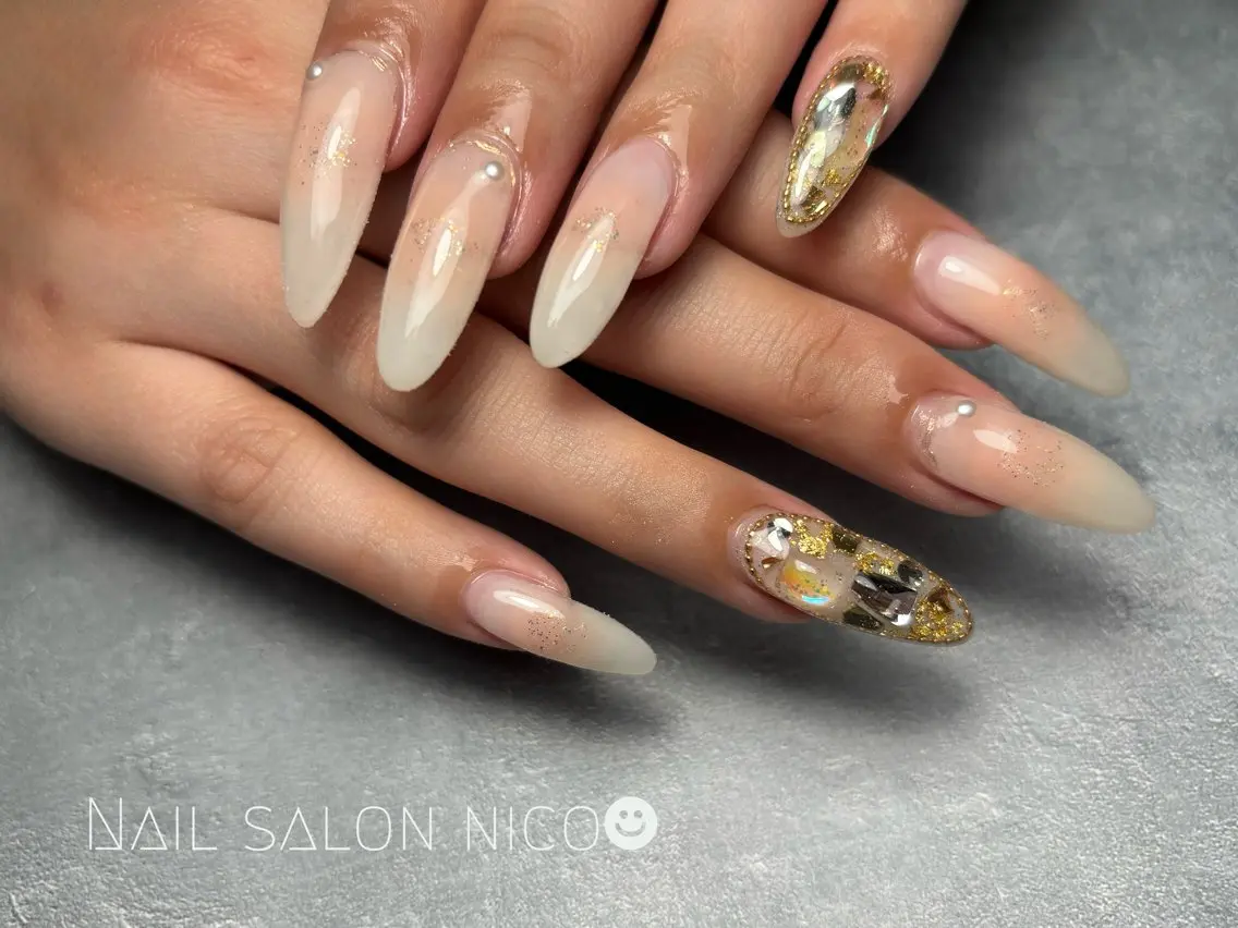 ネイル 持ち込み ハンドネイル Nail salon nico☻のネイルデザイン