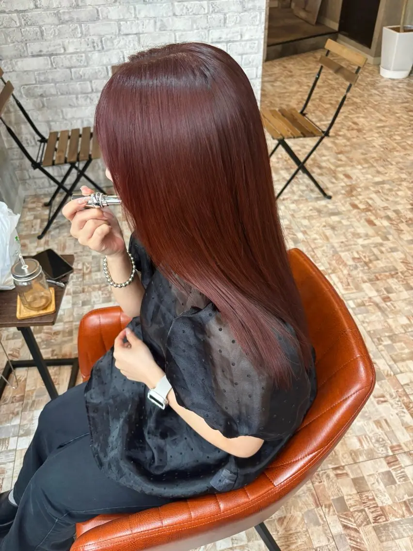 セミロング ヘアカラー トリートメント botan🪷☆*。 レ ナのヘアスタイル
