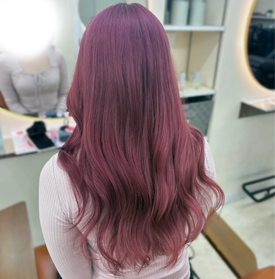 ロング カラー ヘアカラー トリートメント 🫧柔らか垢抜けヘア 🫧梅原姫のヘアスタイル