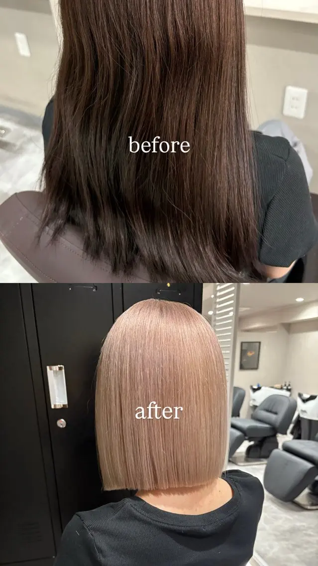 ショート ボブ mimiiy fukaのヘアスタイル