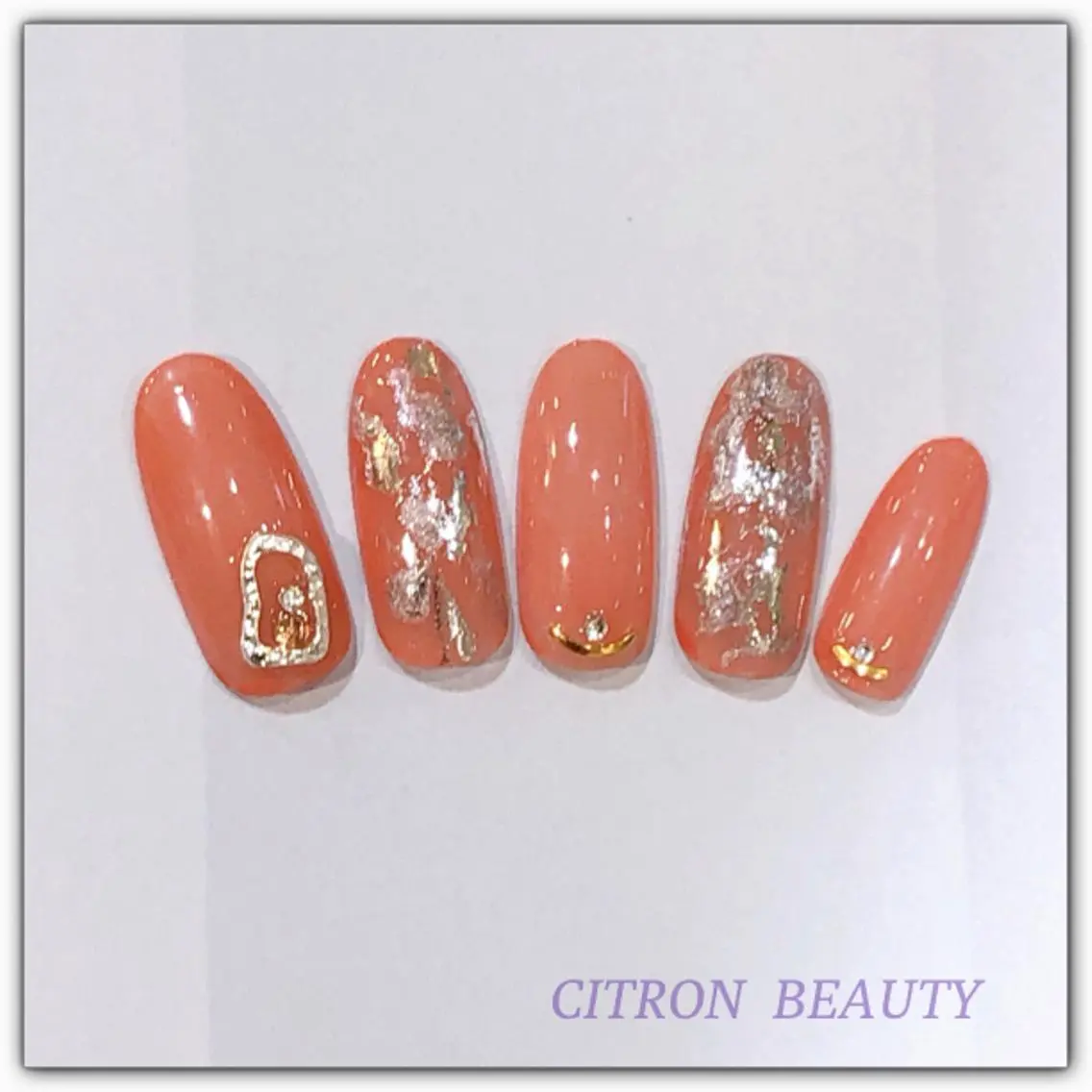 ネイル クリアネイル CITRON NAIL💅練習生のネイルデザイン