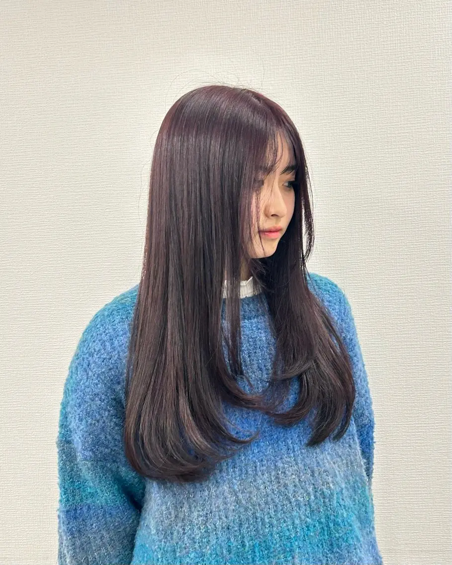ロング カット ヘアカラー 🤍ワンホンヘア 🤍Rikuto🤍のヘアスタイル