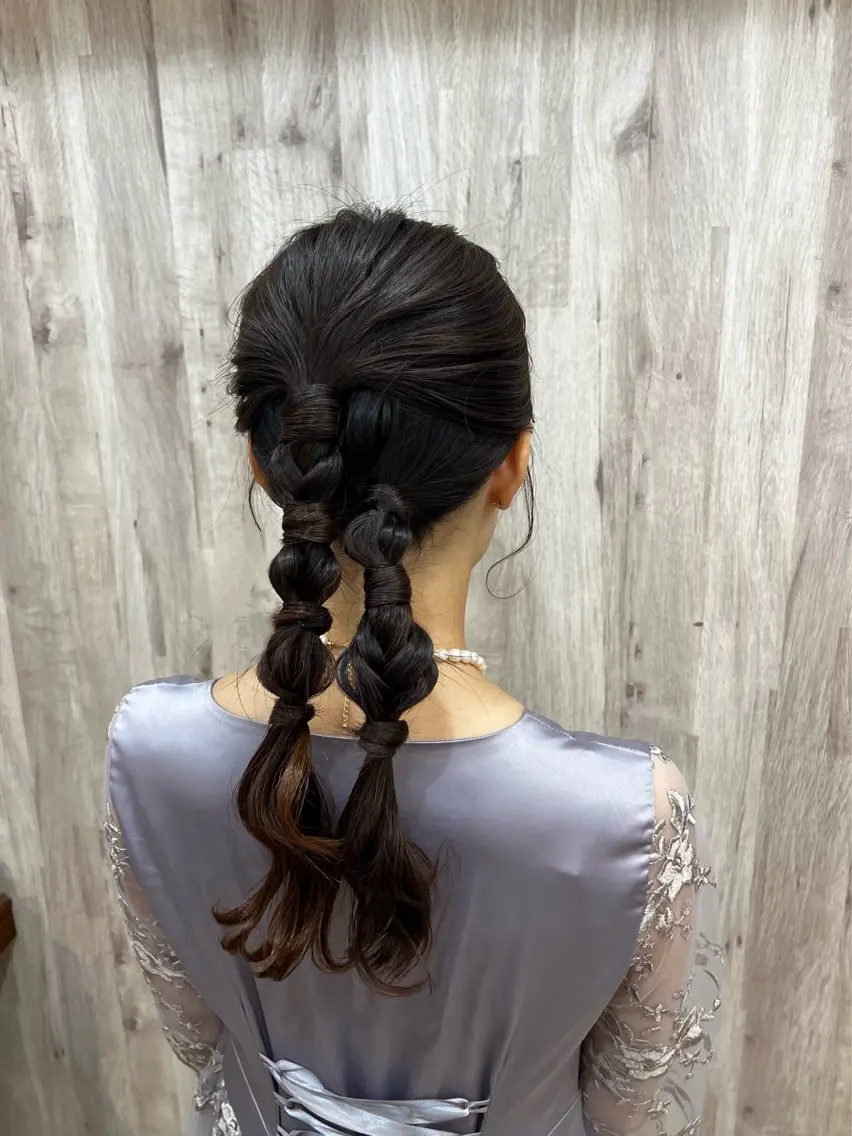 ヘアアレンジ ヘアセット ヘアメイクネイリスト hidemi中目黒のヘアスタイル