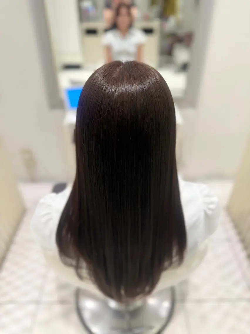 カラー ヘアカラー トリートメント 浅見 咲良のヘアスタイル