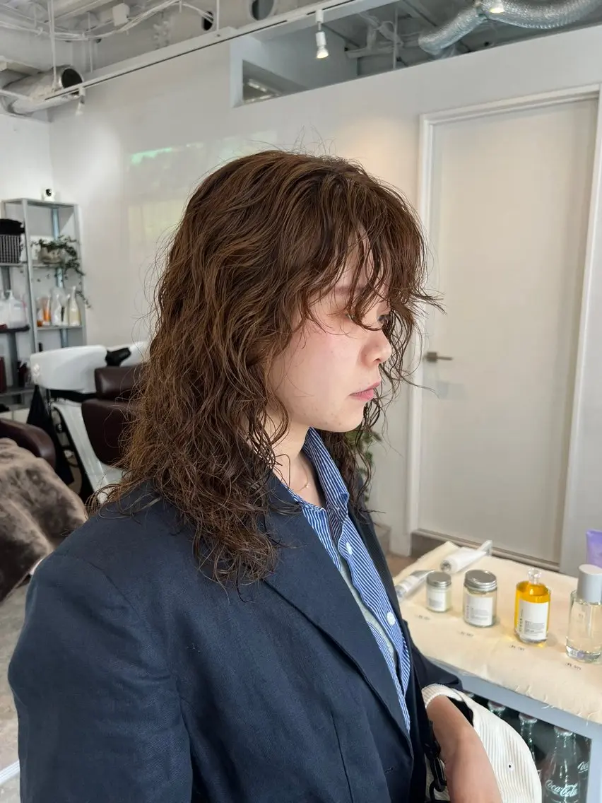 パーマ カット パーマ 山本 晶大のヘアスタイル