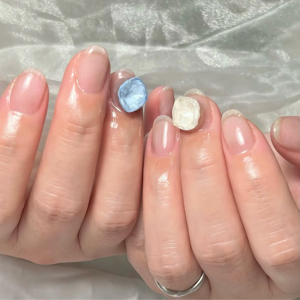 【 55%Off/オフなし:入念甘皮ケア込 】 Hand:マグネットネイルの写真