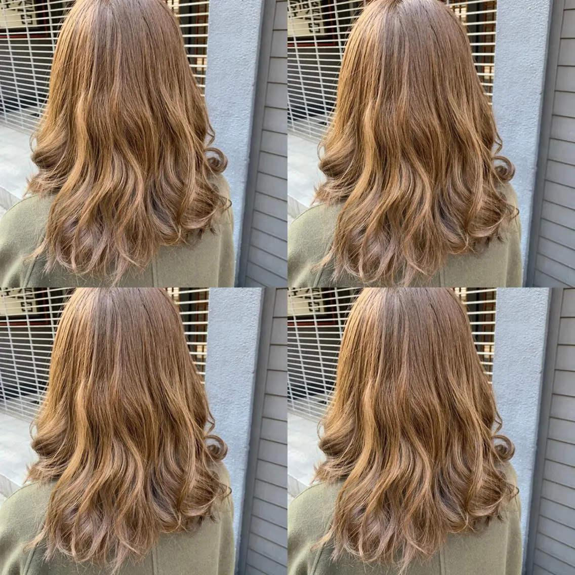 ミディアム イエローカラー ✨レイヤー/髪質改善 /縮毛矯正✨ナカムラのヘアスタイル