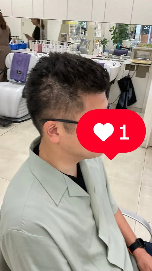 メンズ メンズパーマ タカハシ リナのヘアスタイル