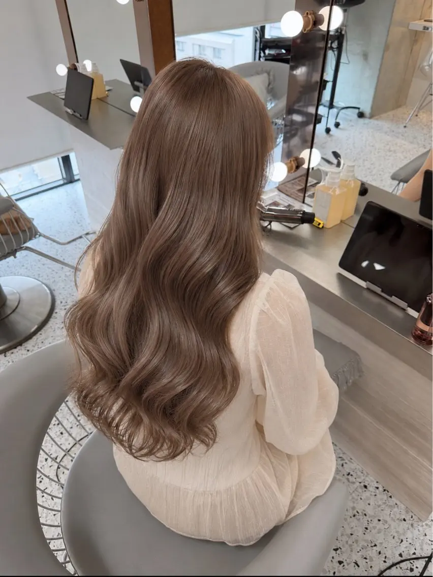 ロング カット ヘアカラー トリートメント 🤎透明感カラー/ suguru🤍のヘアスタイル