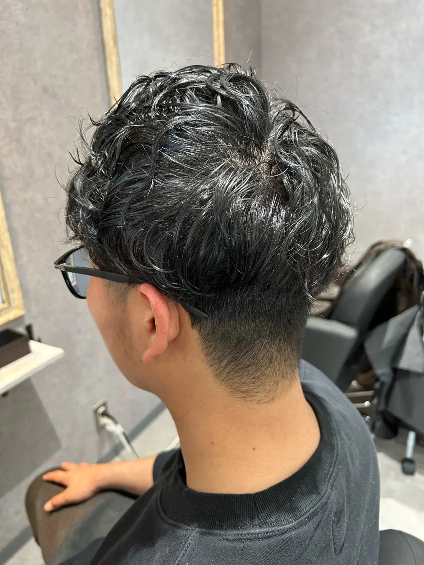 ショート パーマ メンズ カット パーマ トリートメント ✨ショートスタイル✨ 山本のヘアスタイル