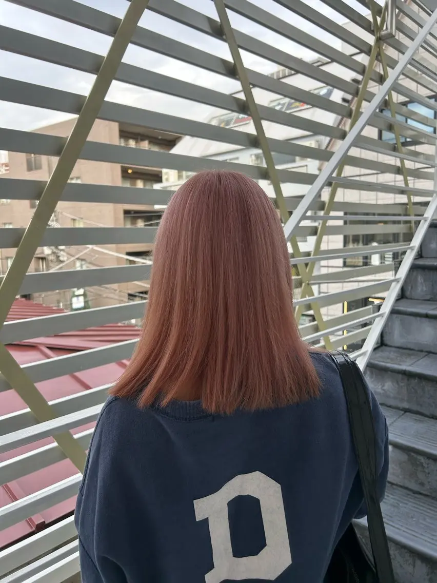 セミロング ヘアカラー トリートメント ヘアセット モテ髪提案します💕 髪質改善宗一郎のヘアスタイル