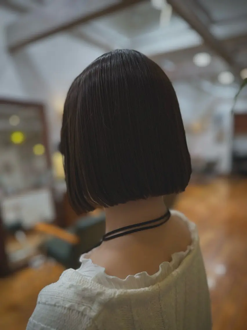 ショート カラー カット 縮毛矯正 トリートメント KAKERU/ボブ/ ショート/パーマ🌱のヘアスタイル