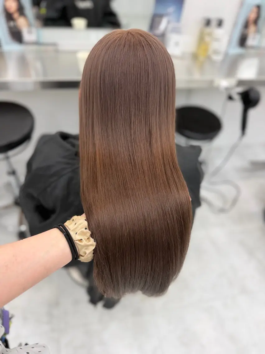 ロング カラー ヘアアレンジ ヘアカラー トリートメント ヘアセット 透明感カラー🎀 Anju/渋谷🎀のヘアスタイル