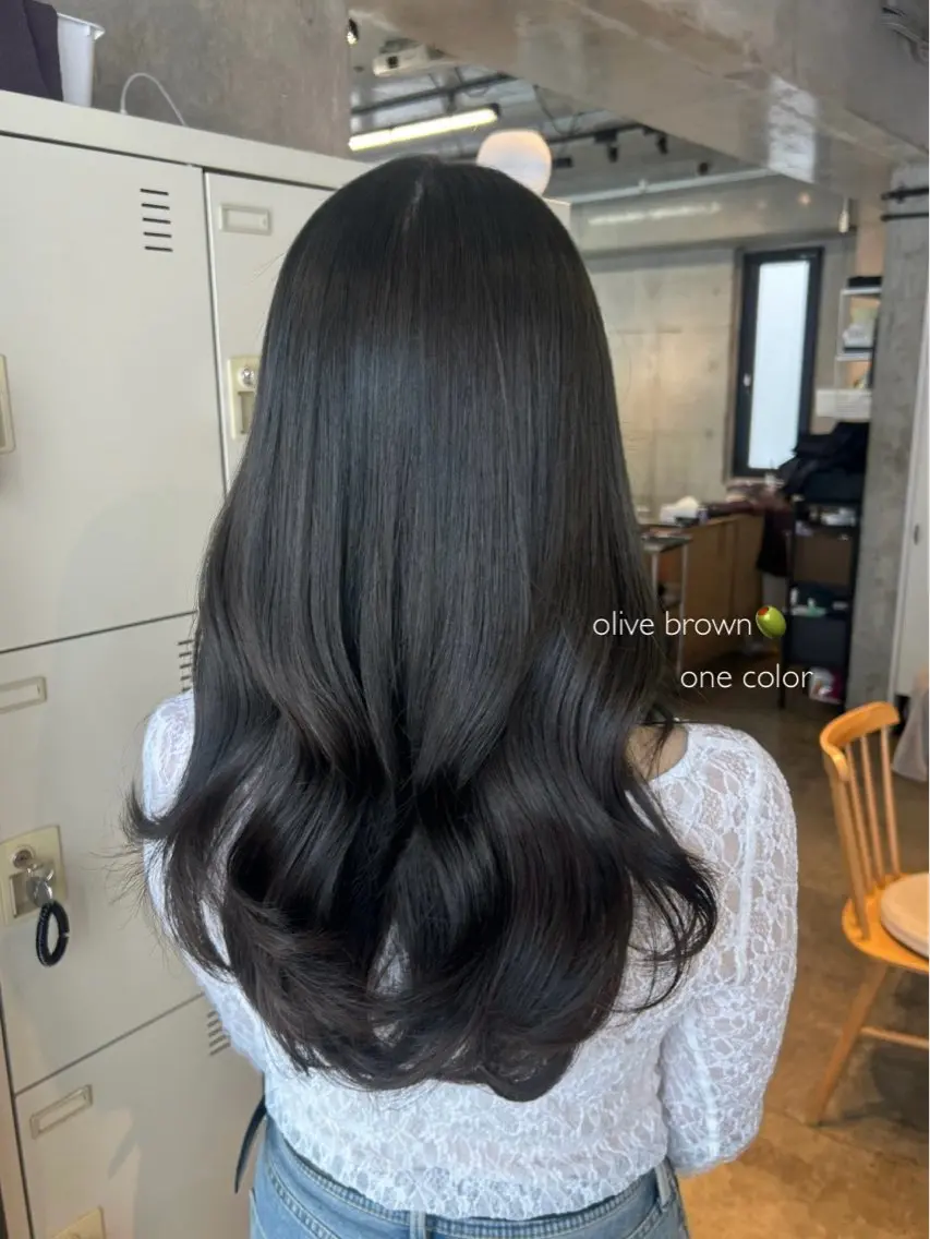 ロング カラー ロング 上岡 みゆうのヘアスタイル