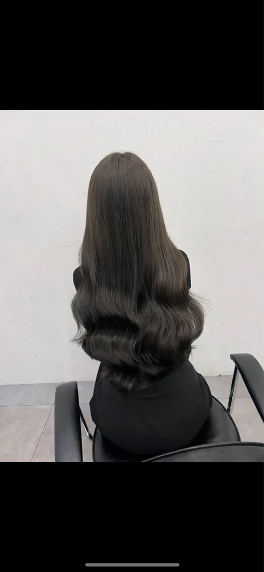 ロング カット ヘアカラー トリートメント しゅういち/赤み消し カラー特化のヘアスタイル