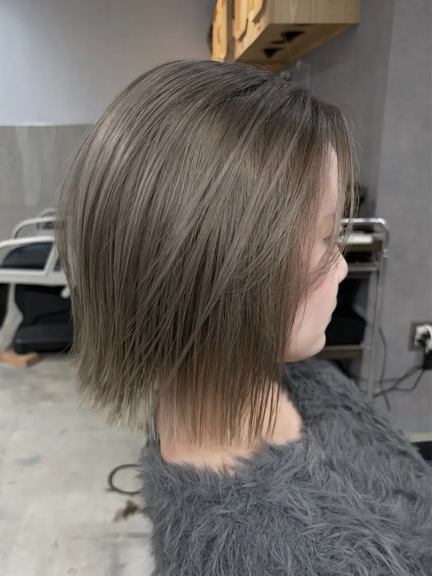ショート カラー 透明感カラー 韓国風ヘア カット ヘアカラー トリートメント 福岡美容師 SOUTAのヘアスタイル