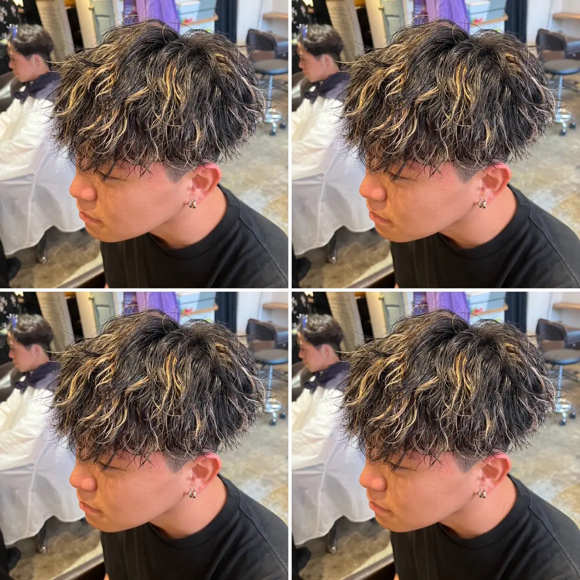 パーマ メンズ カット パーマ トリートメント ヘアセット メンズパーマ特化 望月謙二郎のヘアスタイル