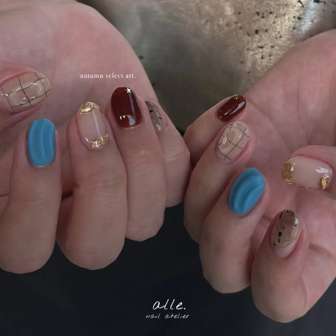 ネイル ハンドネイル atelier alle.のネイルデザイン