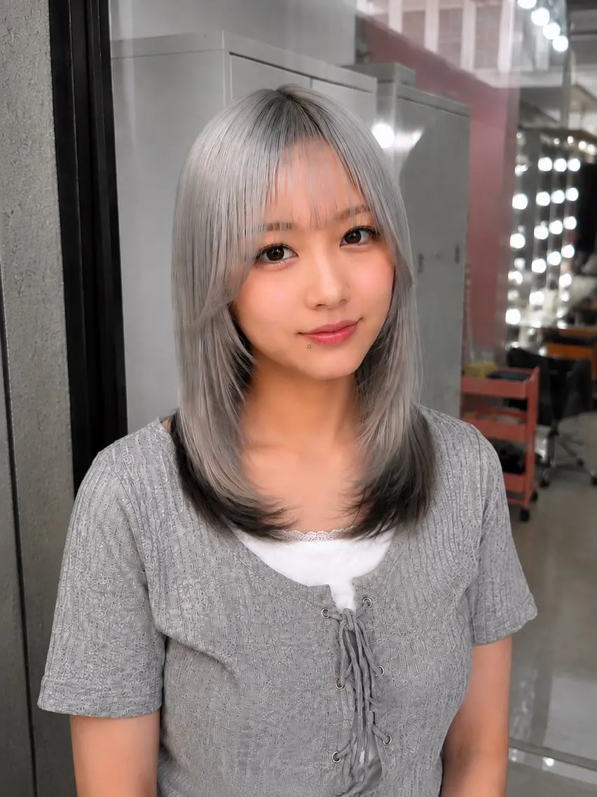 セミロング カラー カット ヘアカラー 🦋色落ちまで綺麗に 🦋KOKIのヘアスタイル