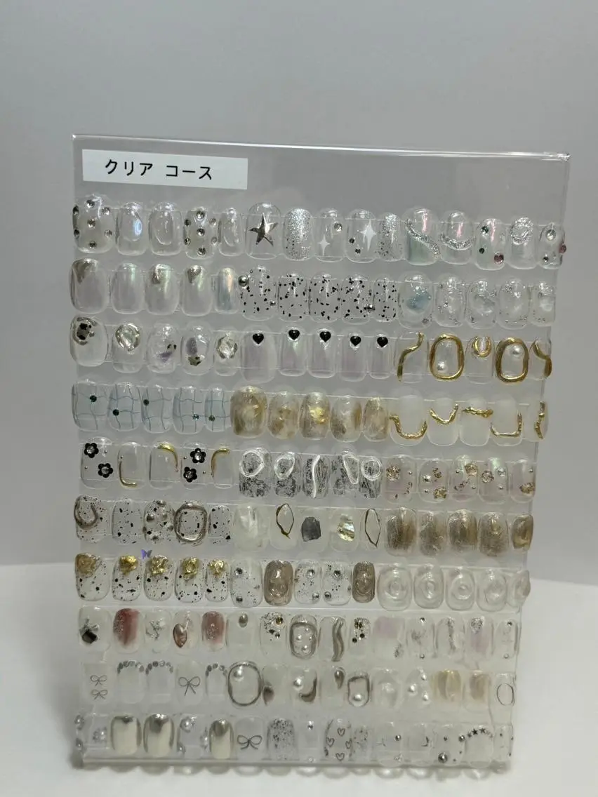 【Hand】ジェルオフありクリアコースの写真