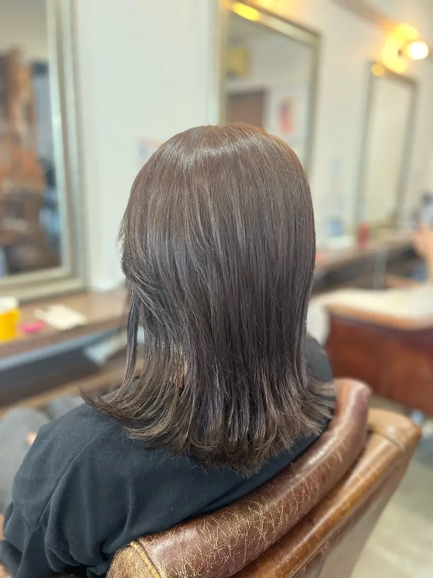 ミディアム 🫧透明感カラー× レイヤー🫧HARUのヘアスタイル