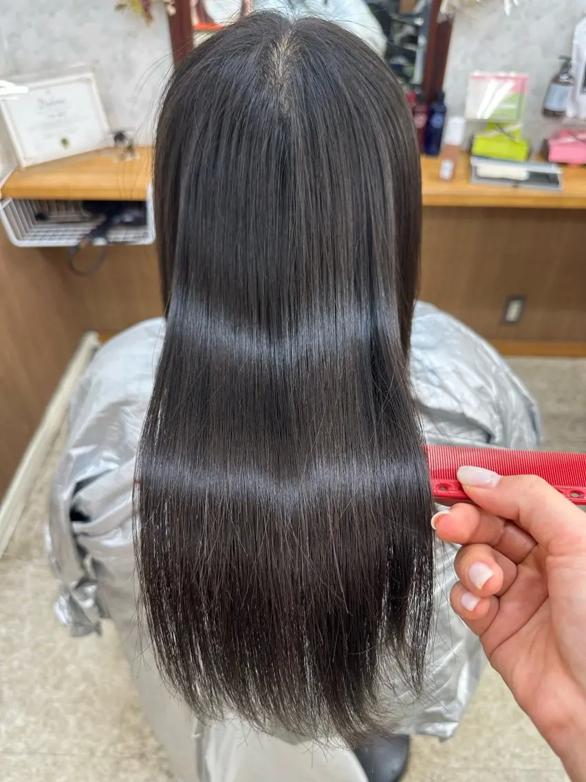 ロング パーマ 髪質改善のプロ✨りな さんのヘアスタイル