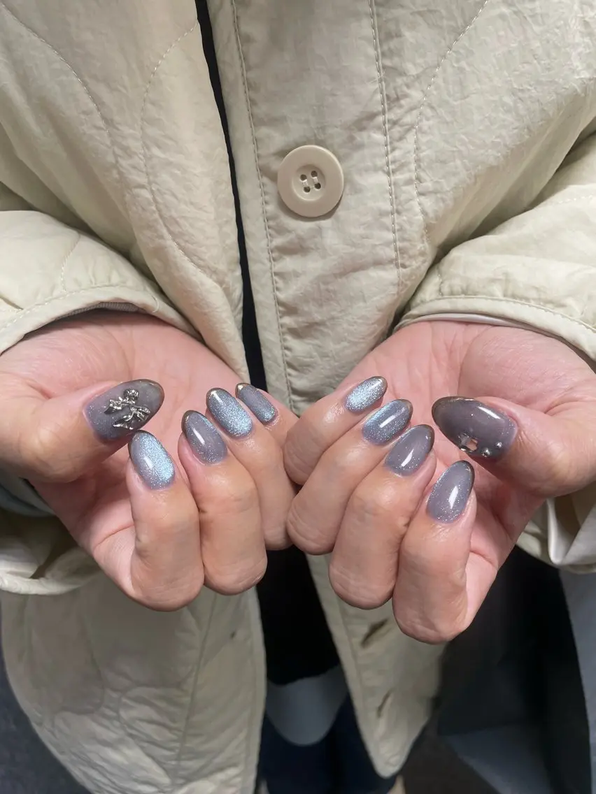 ネイル フレンチネイル ミラーネイル ハンドネイル Ann nailのネイルデザイン