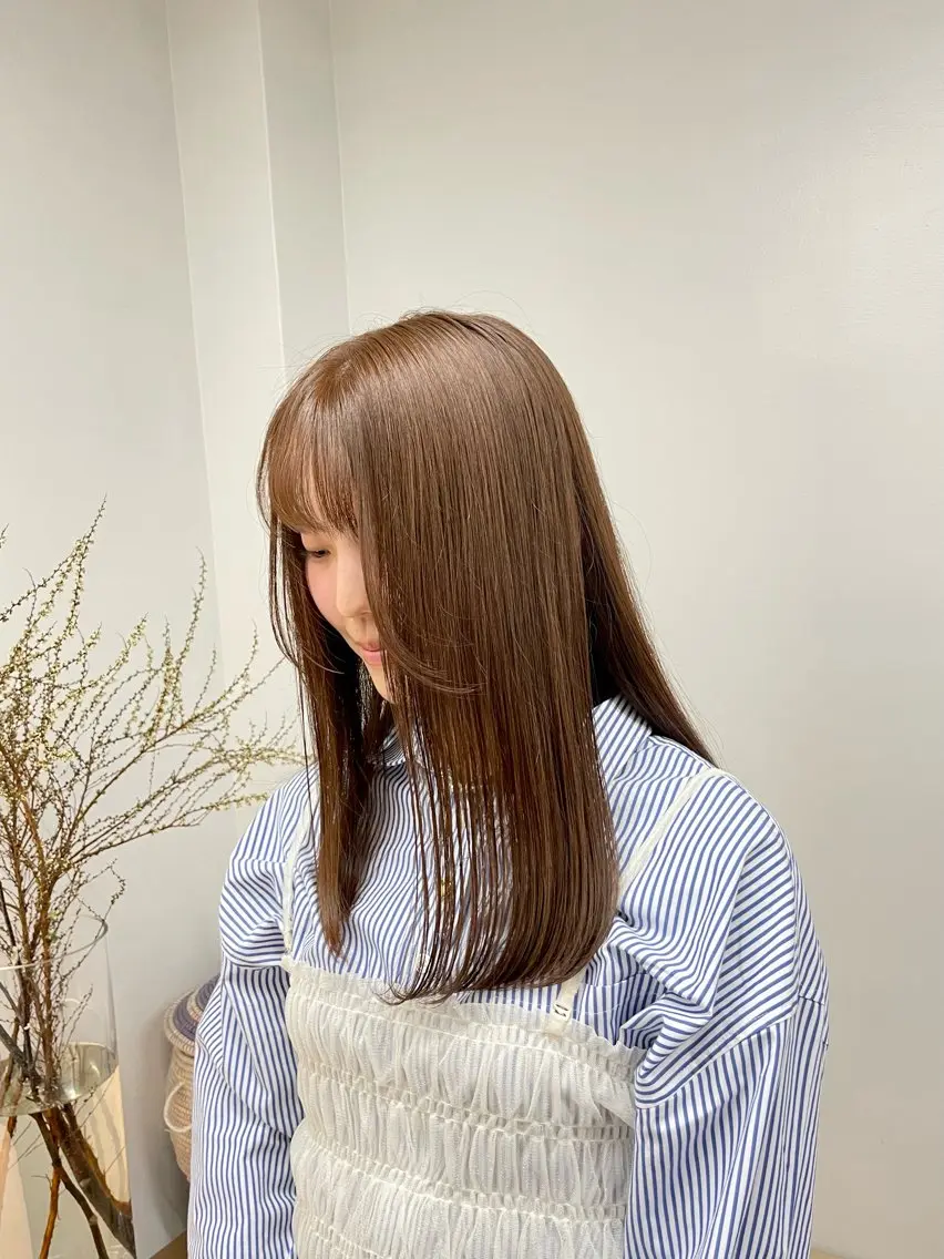 ロング カラー 神田 凜音のヘアスタイル