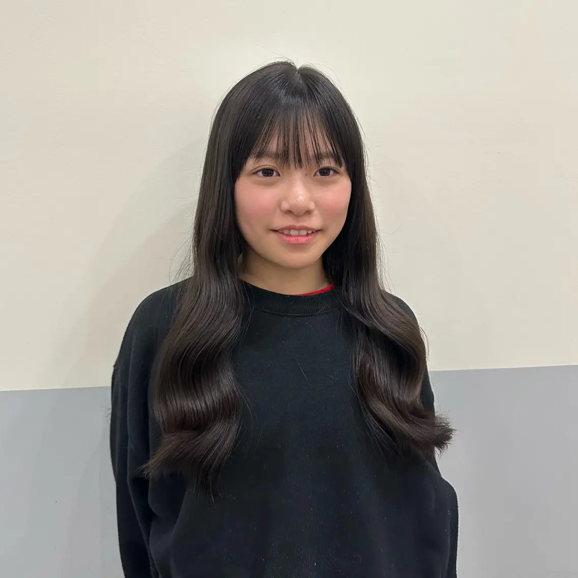 ロング レイヤーカット 艶カラー/岡崎 /おかもとななのヘアスタイル