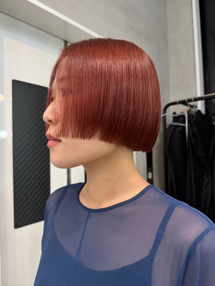ショート カット ヘアカラー レイヤー/ハイトーン RYUSEIのヘアスタイル