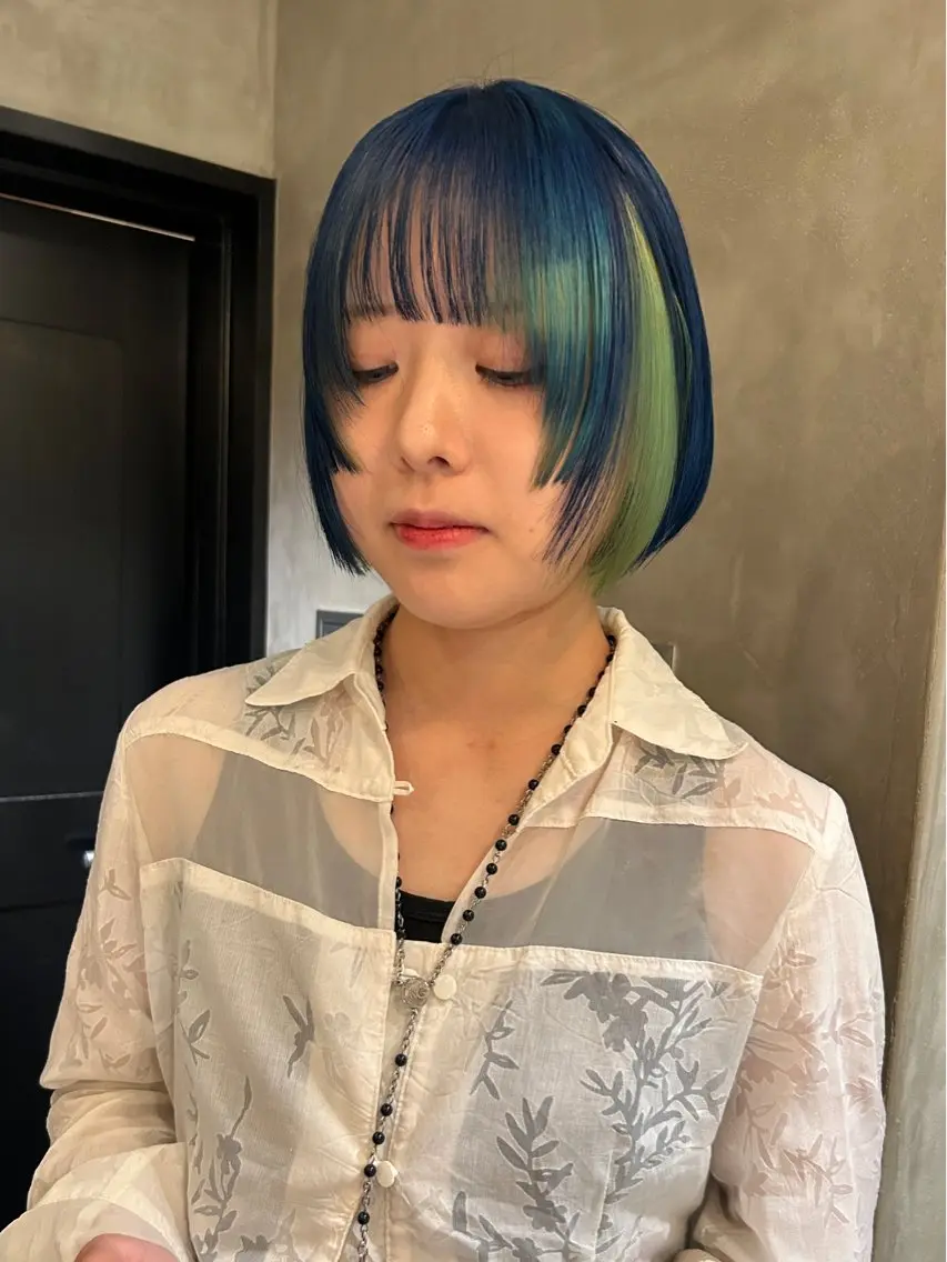 ミディアム カラー デザイン/アレンジ ❤︎イシイレイのヘアスタイル