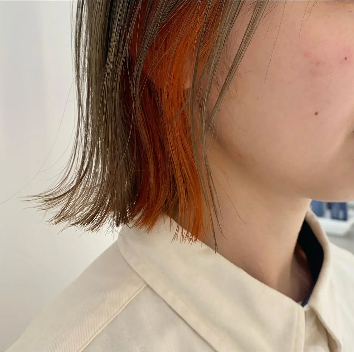 ミディアム kiyono ⭐︎ダブルカラーのヘアスタイル