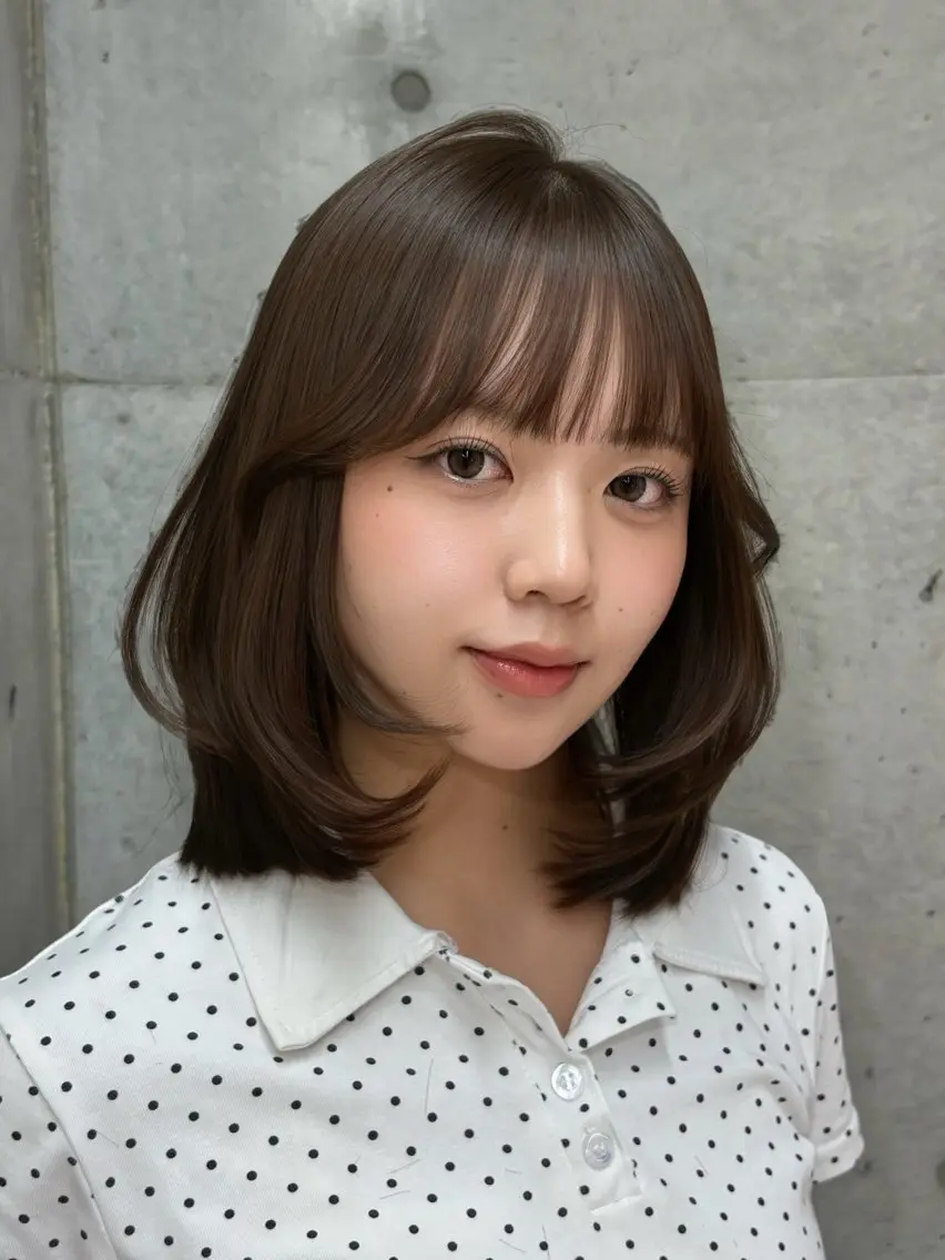 ミディアム 伸ばしかけ toco.⋆𝜗𝜚 / レイヤーボブ໒꒱のヘアスタイル